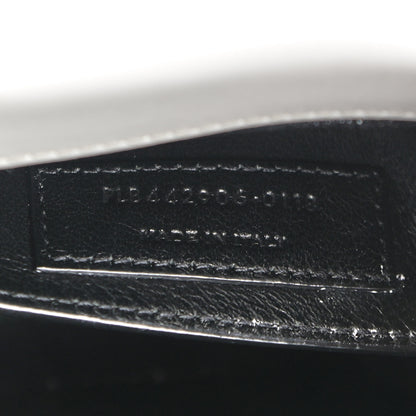 Saint Laurent Calfskin Bi-Color Medium Monogram Sunset Black Pearl White 8 of 10