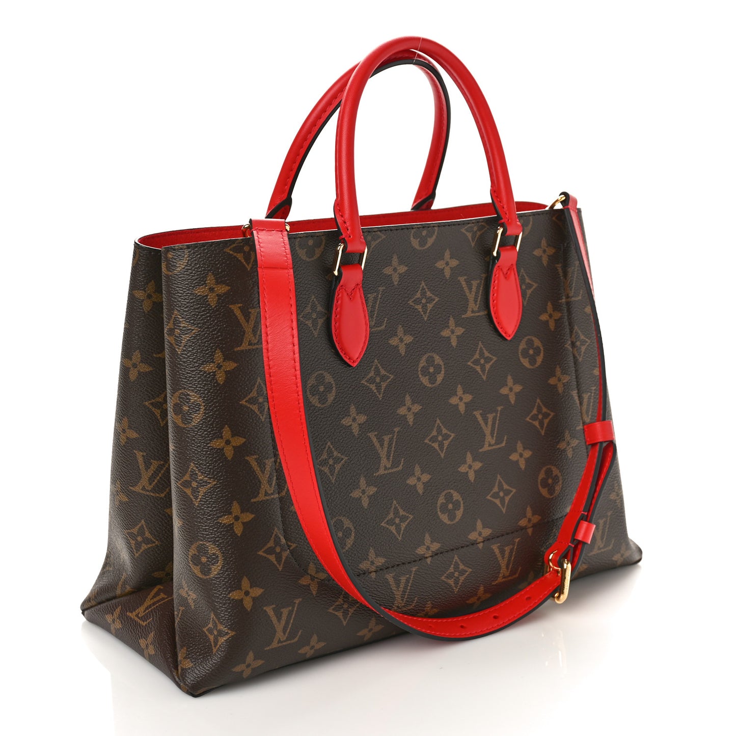 Monogram Flower Tote Coquelicot
