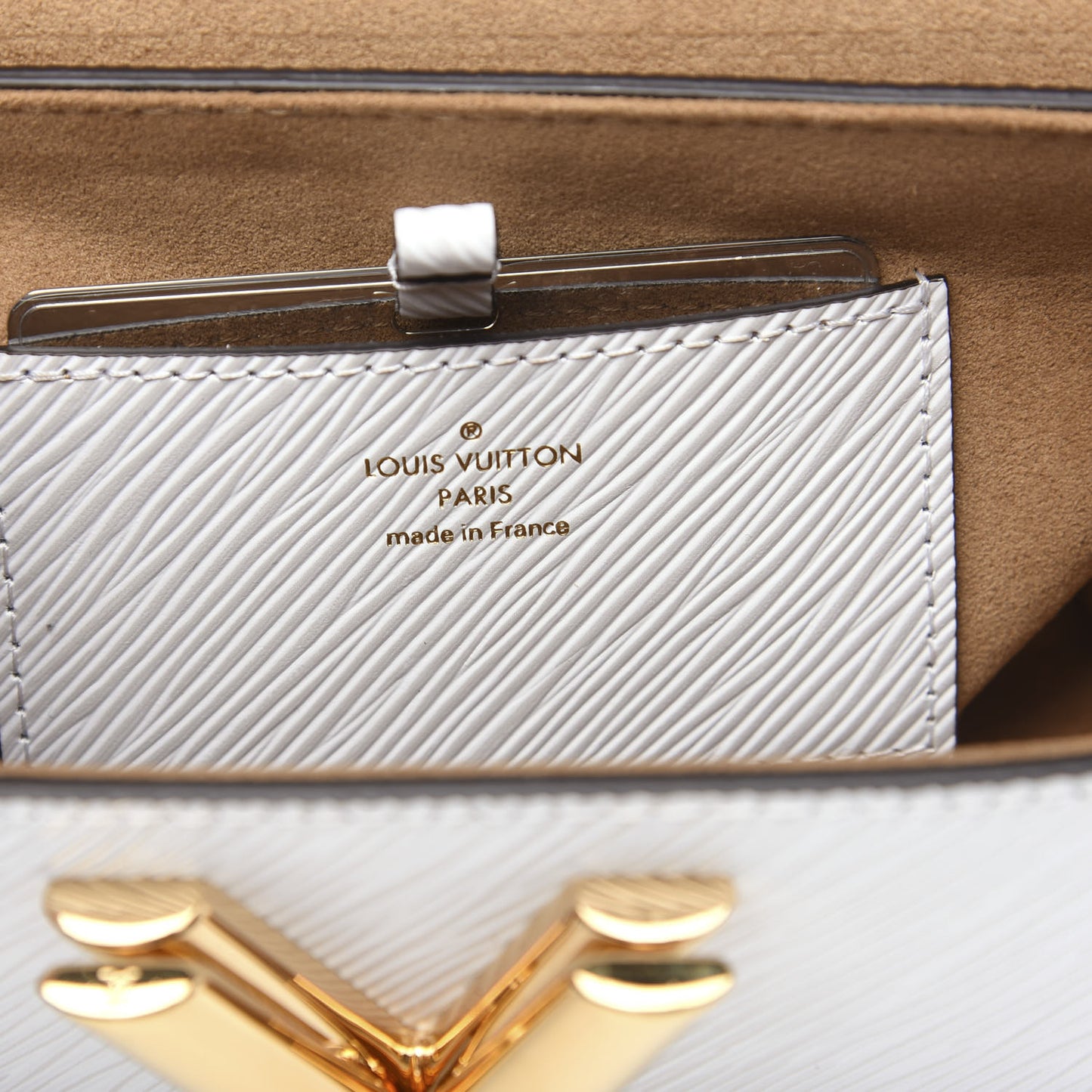 Epi Twist Shoulder Bag PM White