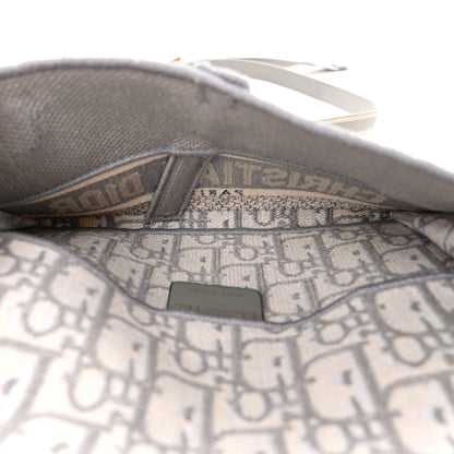 Christian Dior Oblique Slim Saddle Pouch Grey 5 of 11