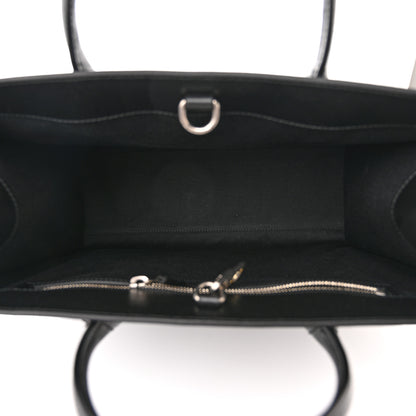 Gucci GG Supreme Monogram Azalea Calfskin Web Medium Retro Interlocking G Tote Bag Black 5 of 9