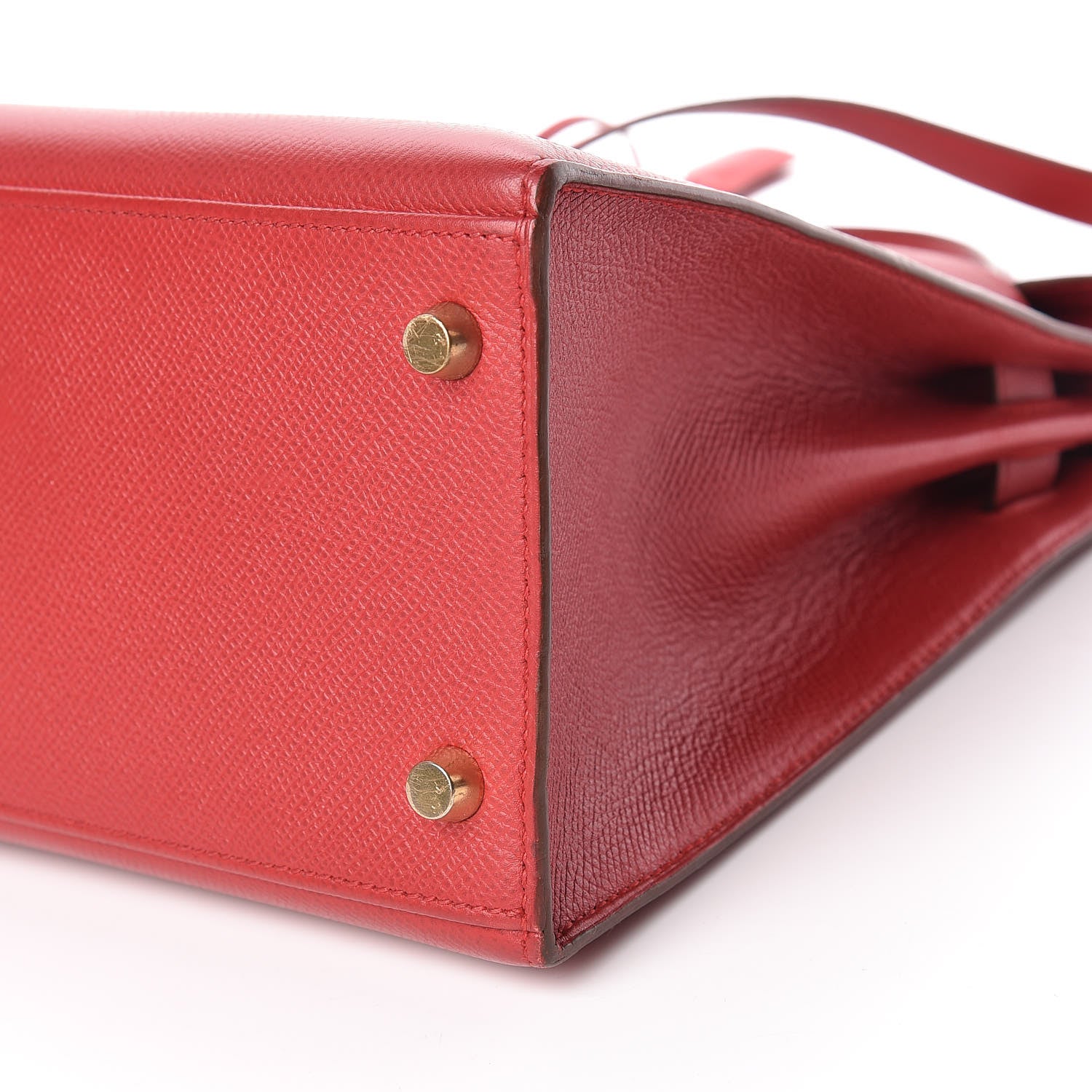 Hermes Courchevel Kelly Sellier 28 Rouge Vif 7 of 17