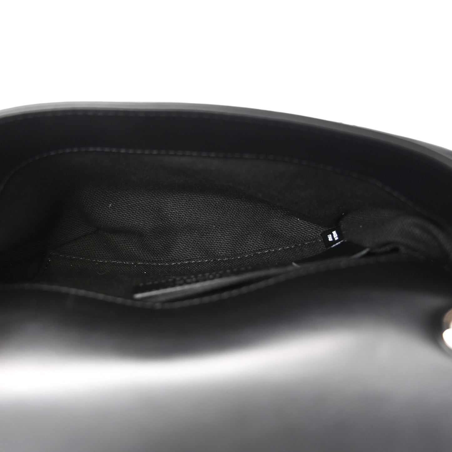 Calfskin Quilted CC Uniform Flap Belt Bag Black