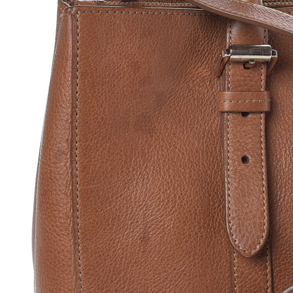 Mulberry Classic Grain Small Bayswater Double Zip Tote Oak 9 of 10