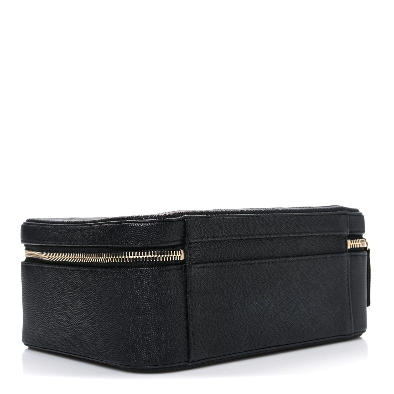 Chanel Caviar Quilted Large CC Filigree Vanity Case Black 5 of 12