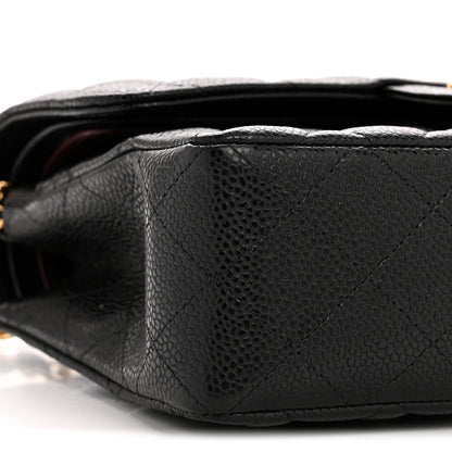 Chanel Caviar Quilted Small Double Flap Black 9 of 10