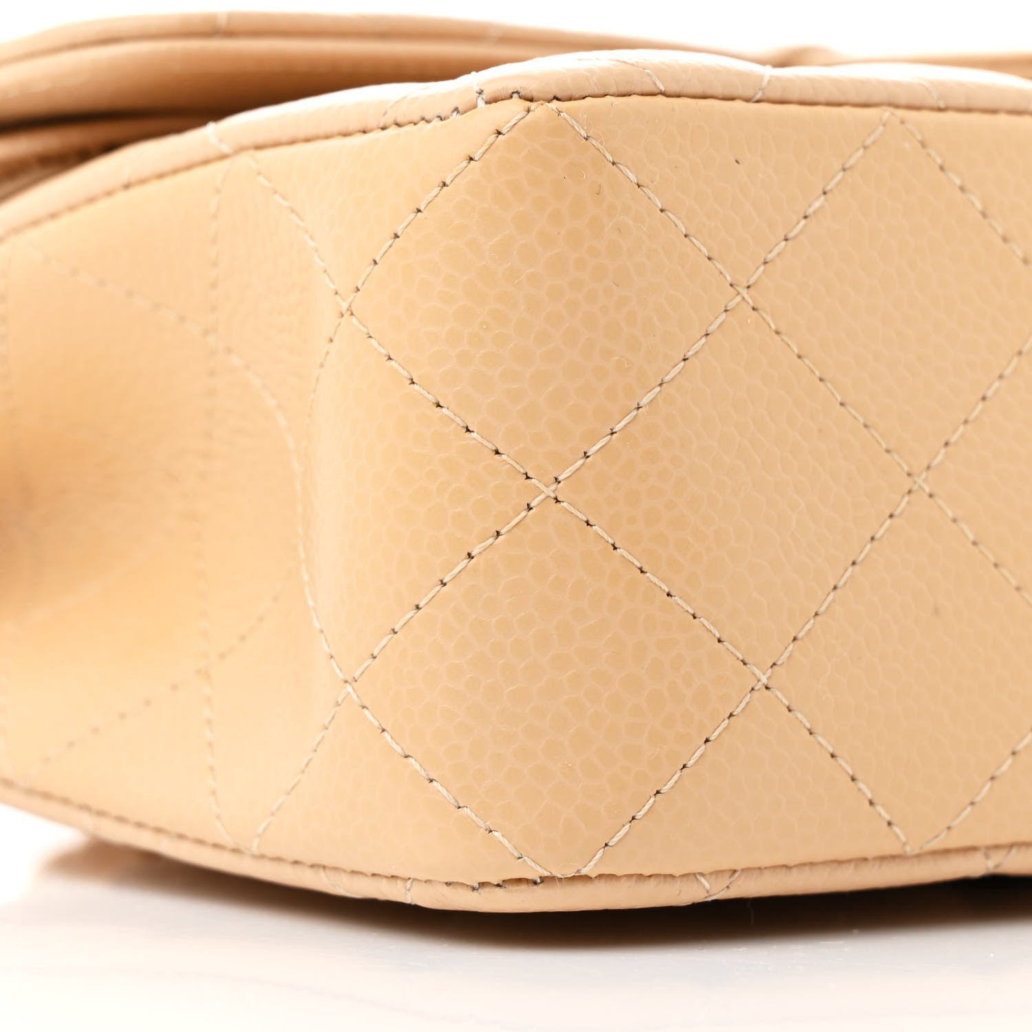 Chanel Caviar Quilted Small Double Flap Beige 9 of 14