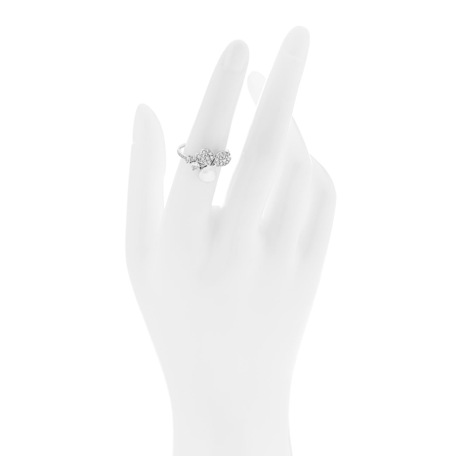 Tiffany Platinum Diamond Paper Flowers Mixed Cluster Ring 52 6 2 of 6