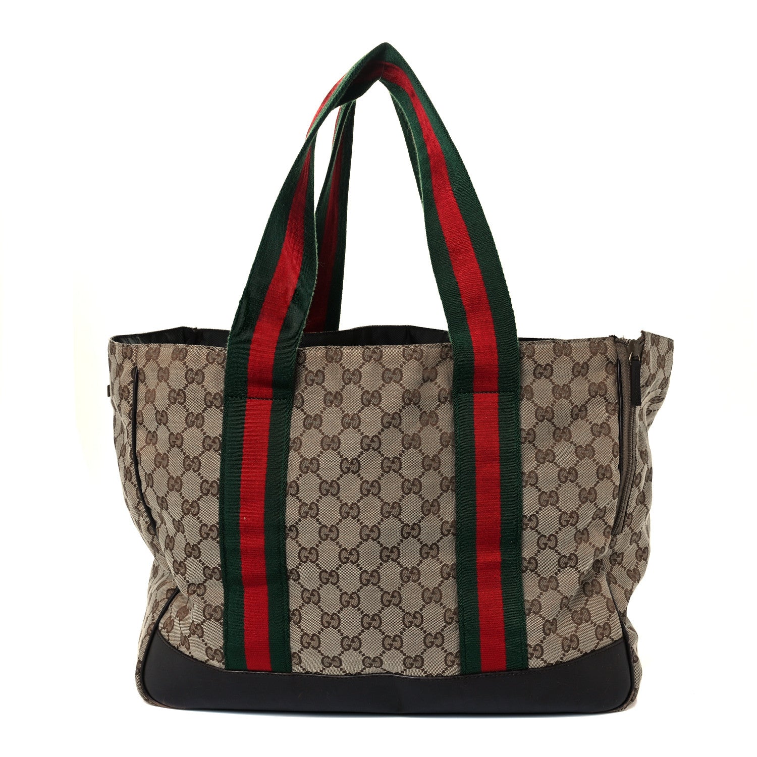 Gucci Monogram Web Dog Carrier Dark Brown 1 of 12
