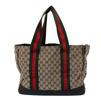 Gucci Monogram Web Dog Carrier Dark Brown 1 of 12