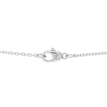 Louis Vuitton 18K White Gold Empreinte Pendant Necklace 4 of 6