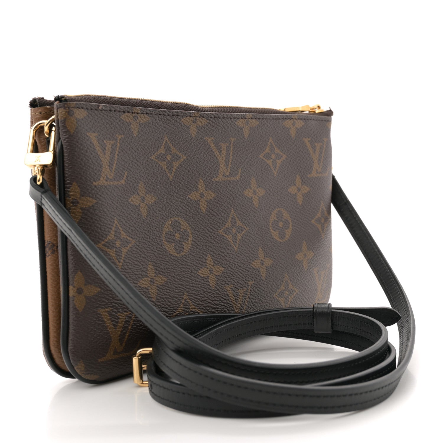 Louis Vuitton Reverse Monogram Giant Double Zip Pochette 3 of 11