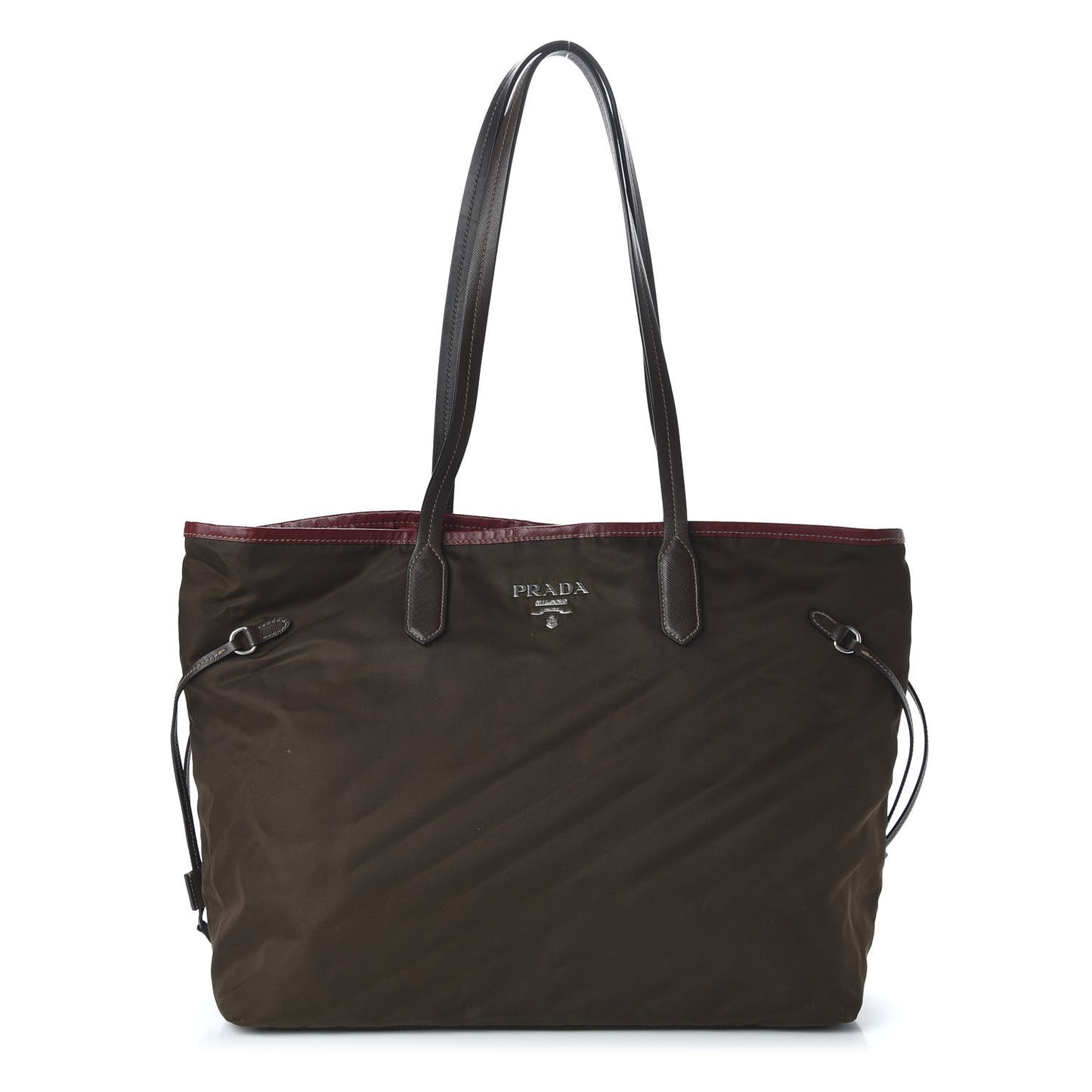 Tessuto Nylon Tote Brown