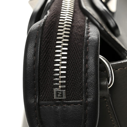 Fendi Vitello Dolce 4 Color Medium By The Way Boston Bag Carbone Grigio Polvere Multicolor 13 of 15