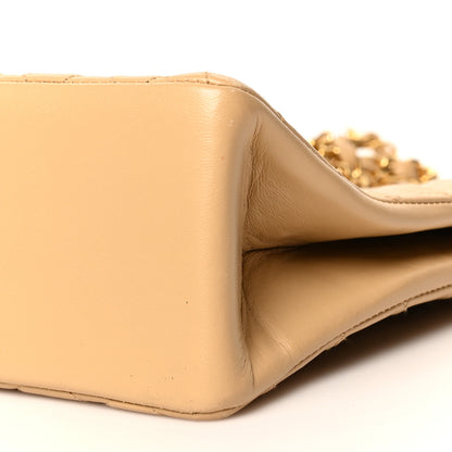 Chanel Lambskin Quilted CC Tote Beige 8 of 11