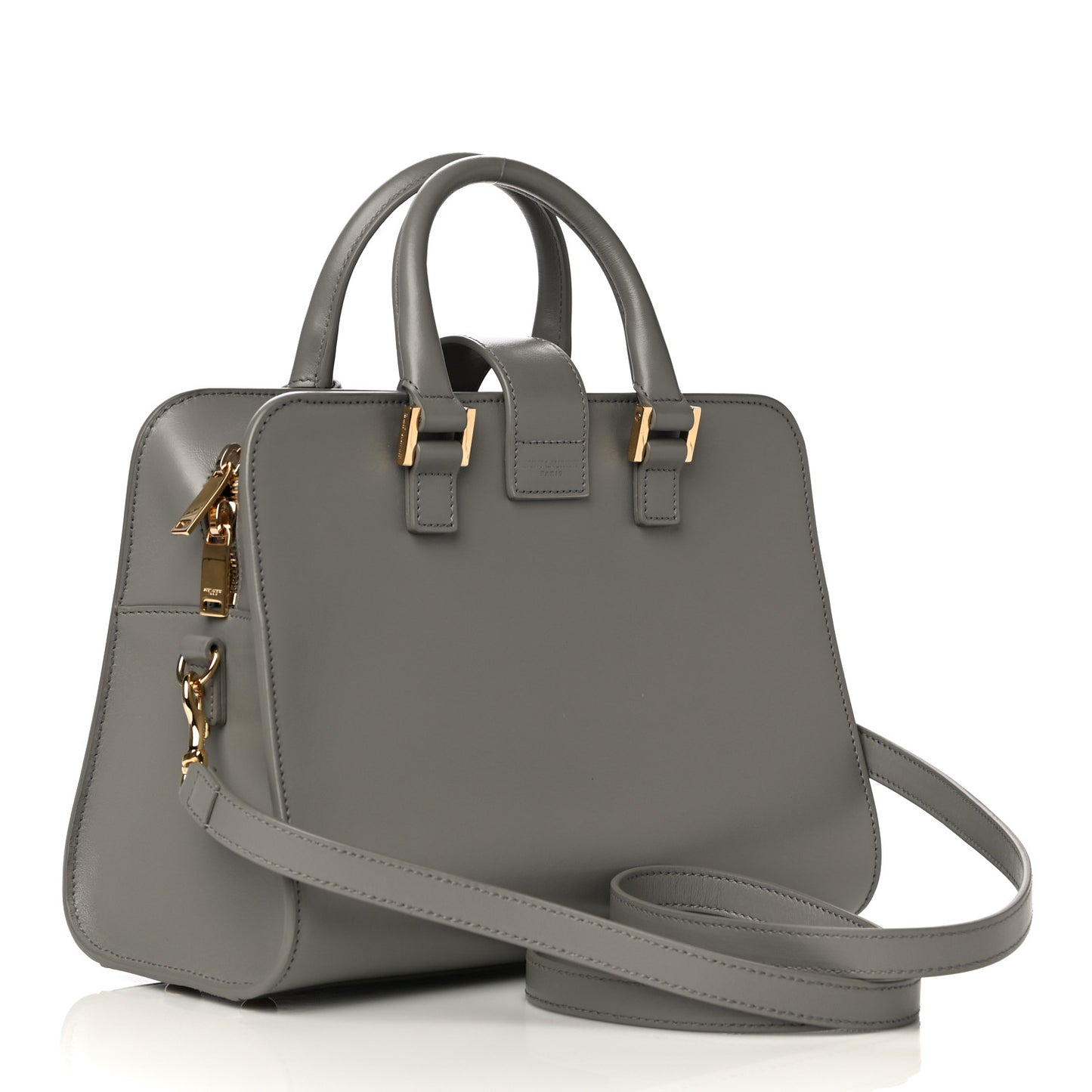 Calfskin Monogram Baby Cabas Oyster Grey