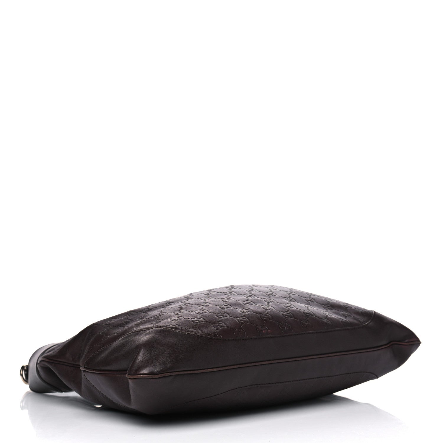 Gucci Guccissima Large Jackie O Bouvier Hobo Chocolate 3 of 7