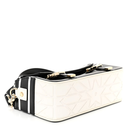 Christian Dior Smooth Calfskin Diorcamp Bag Black White 4 of 10