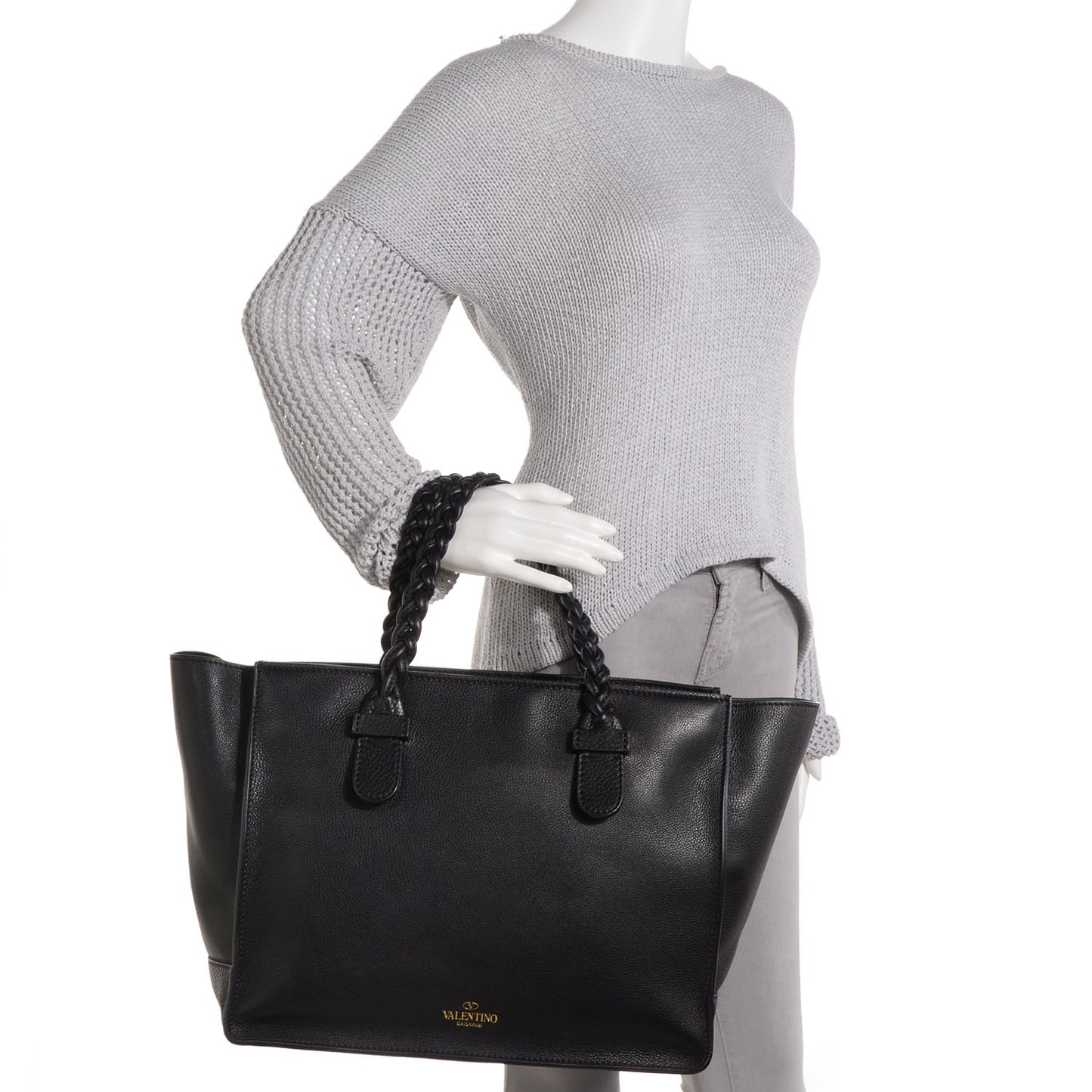 Grained Calfskin To Be Cool Tote Black