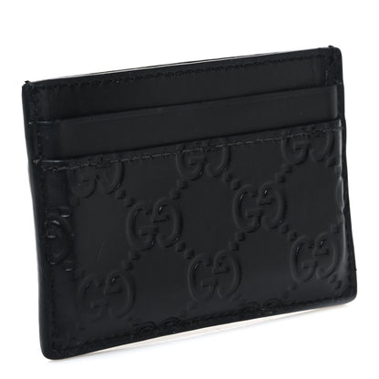 Gucci Guccissima Card Holder Black 3 of 6