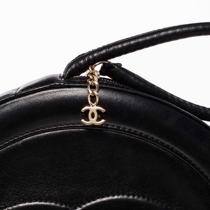 Chanel Lambskin Quilted CC Wristlet Black 4 of 9
