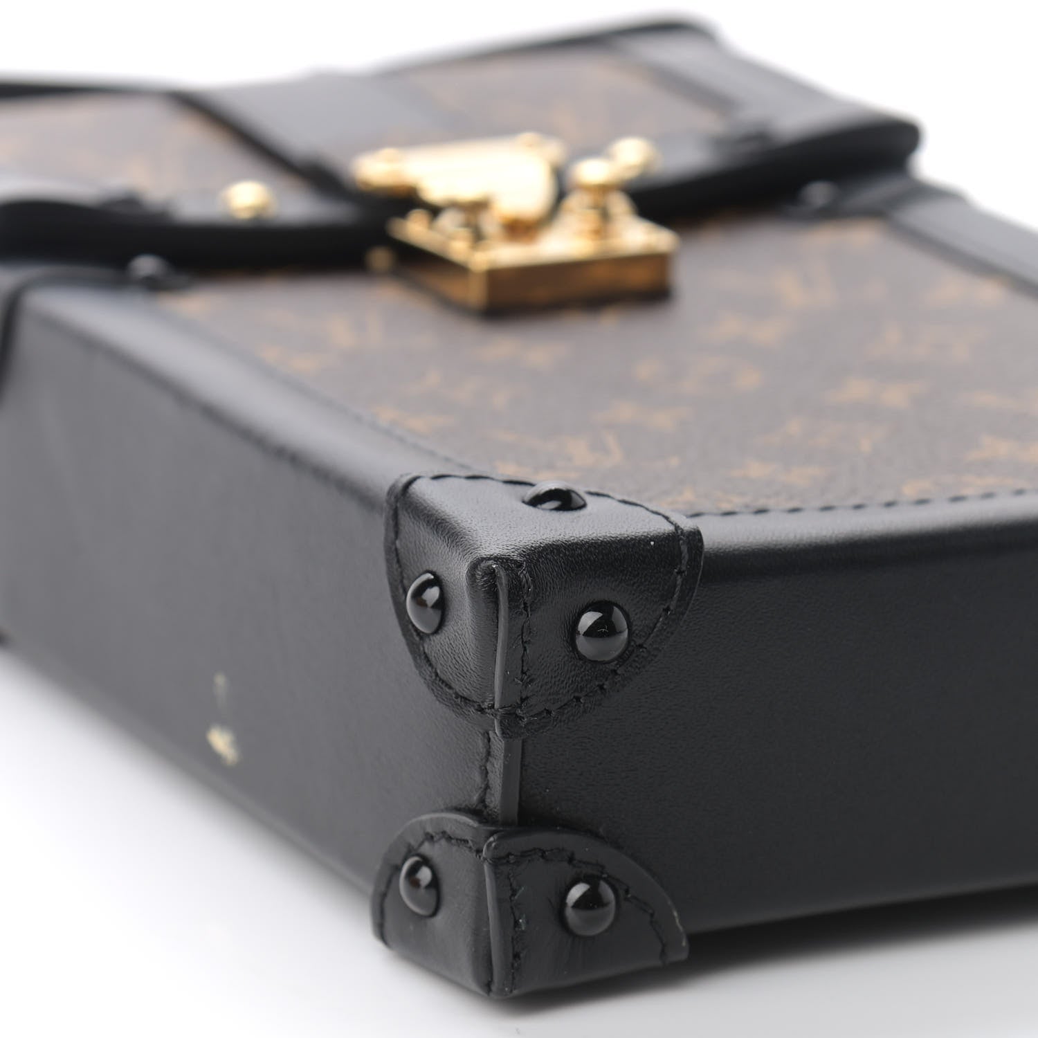 Louis Vuitton Monogram Pochette Trunk Verticale Black 5 of 9