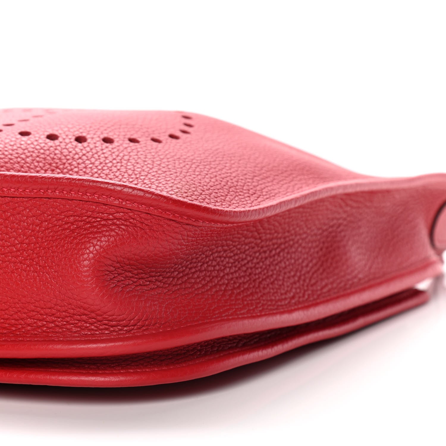 Hermes Taurillon Clemence Evelyne III PM Rouge Casaque 7 of 10