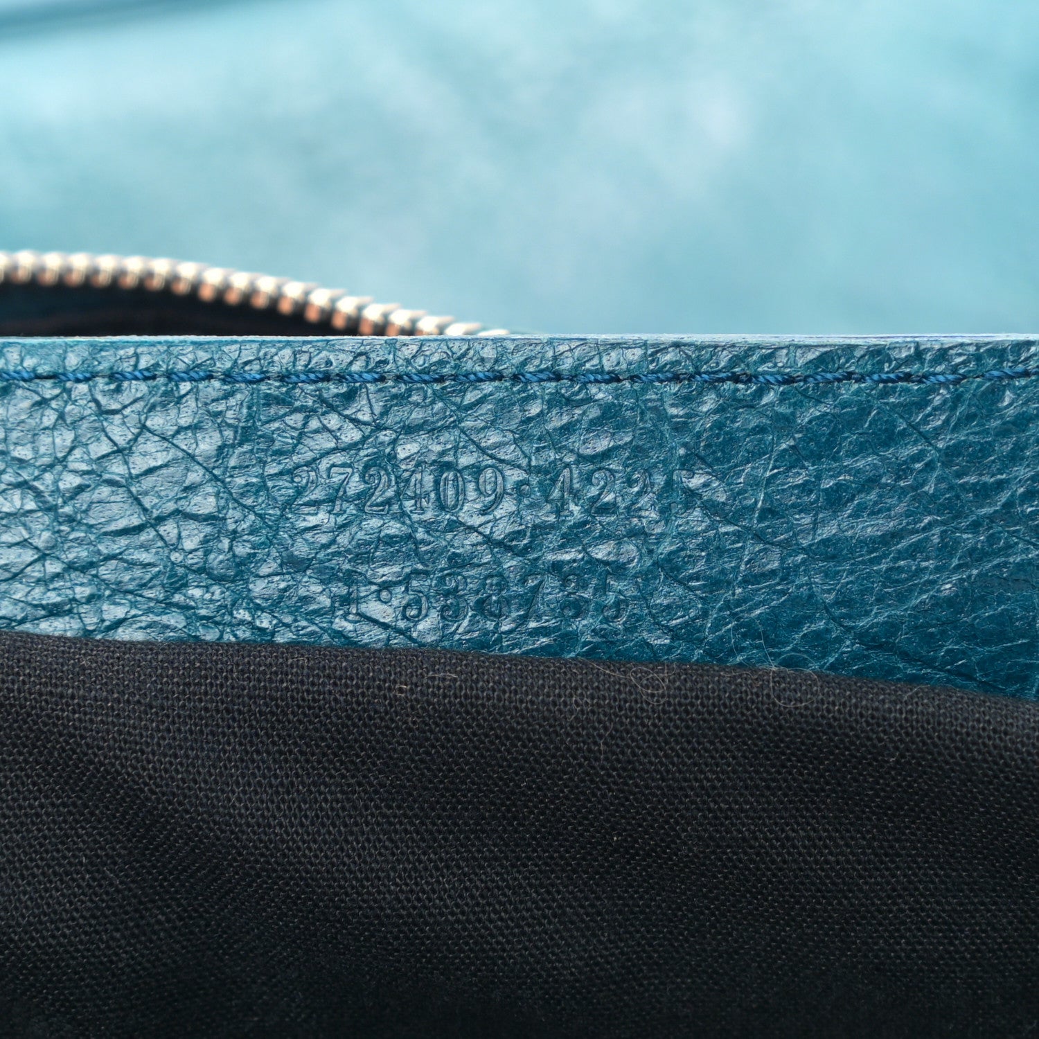 Balenciaga Agneau Day Messenger Bleu Mineral 14 of 14