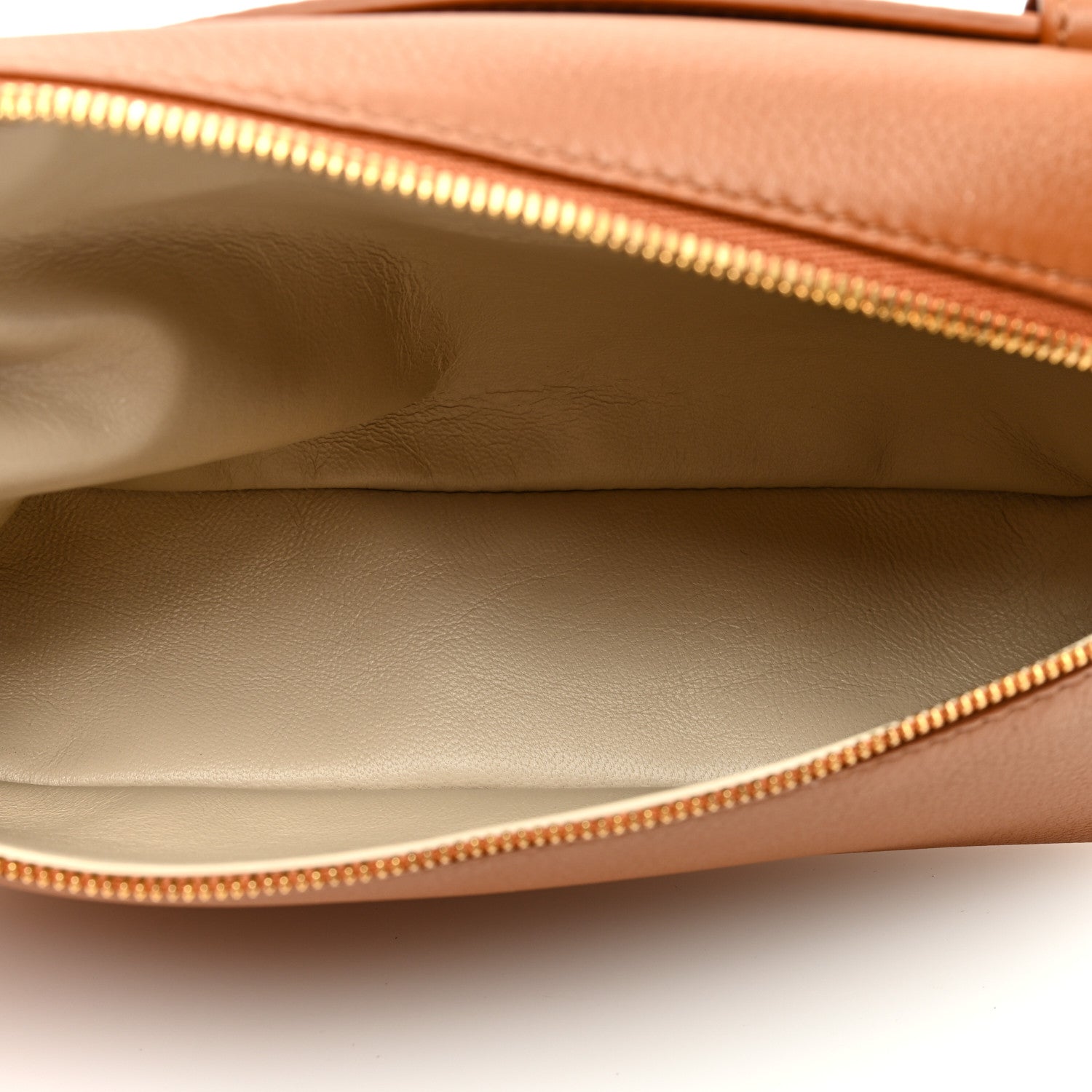 Loro Piana Grained Calfskin L19 Extra Pocket Pouch Warm Tan 5 of 10