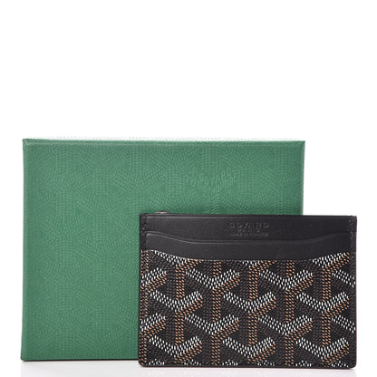Goyard Goyardine Saint Sulpice Card Holder Black 7 of 7