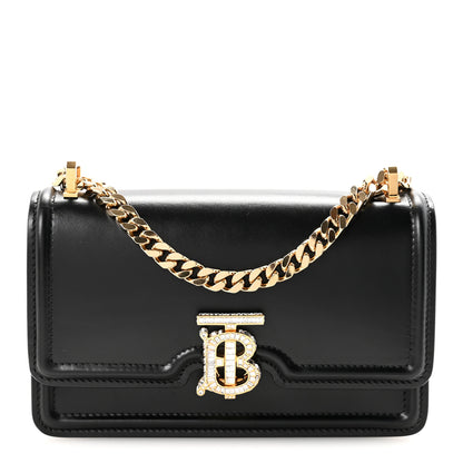 Burberry Calfskin Crystal Small TB Bag Black 1 of 9
