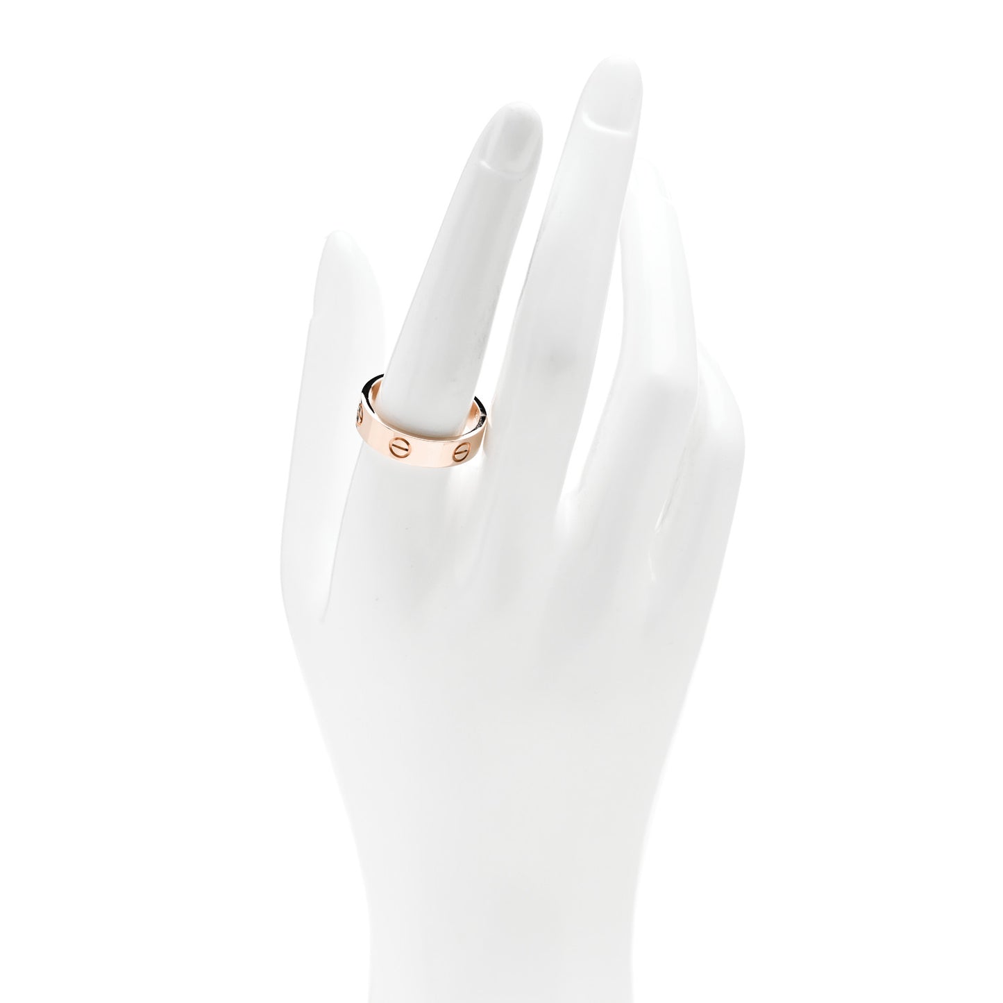 18K Pink Gold 5.5mm LOVE Ring 60 9