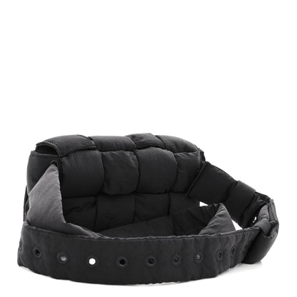 Bottega Veneta Nylon Intrecciato Padded Tech Mini Cassette Belt Bag Black 3 of 9