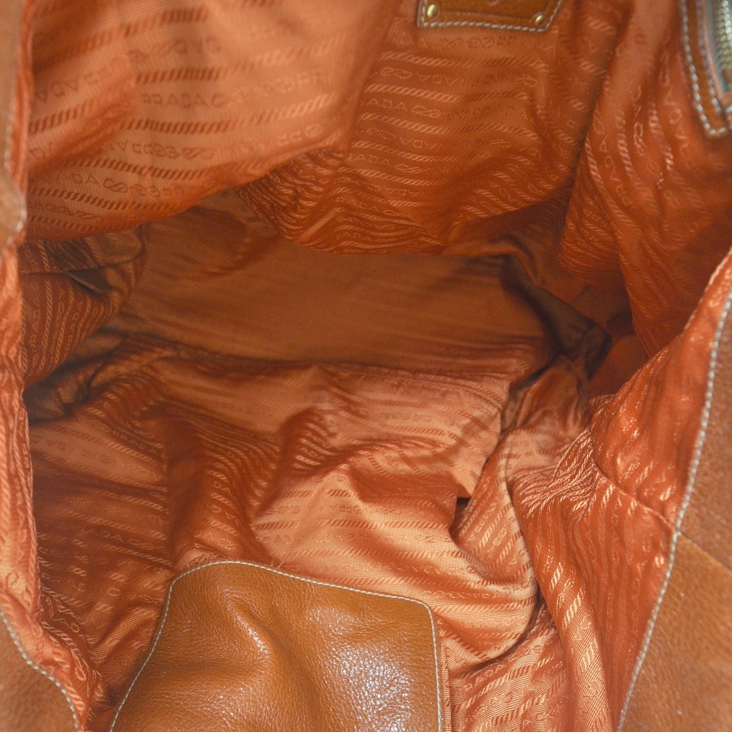 Cervo Lux Chain Shoulder Bag Orange