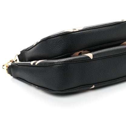 Louis Vuitton Empreinte Monogram Giant Multi Pochette Accessories Black Beige 5 of 9