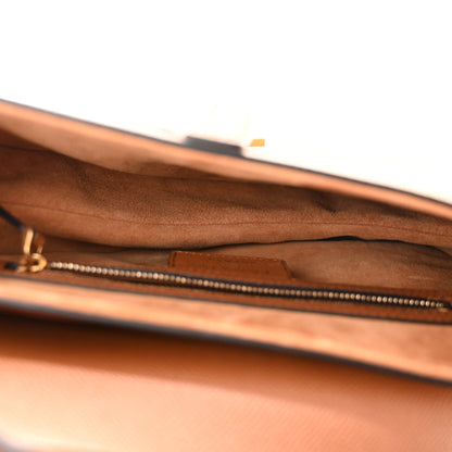 Christian Dior Grained Calfskin Saddle Bag Camello 5 of 11