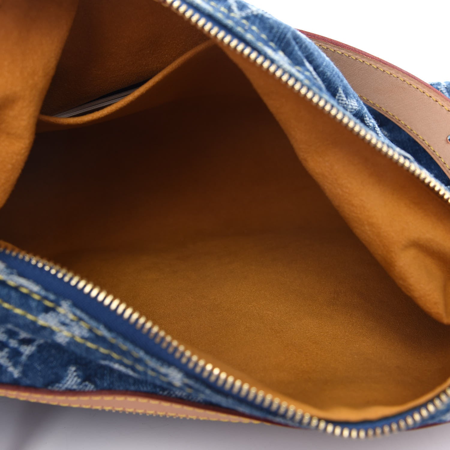 Louis Vuitton Monogram Denim Baggy PM Blue 5 of 8
