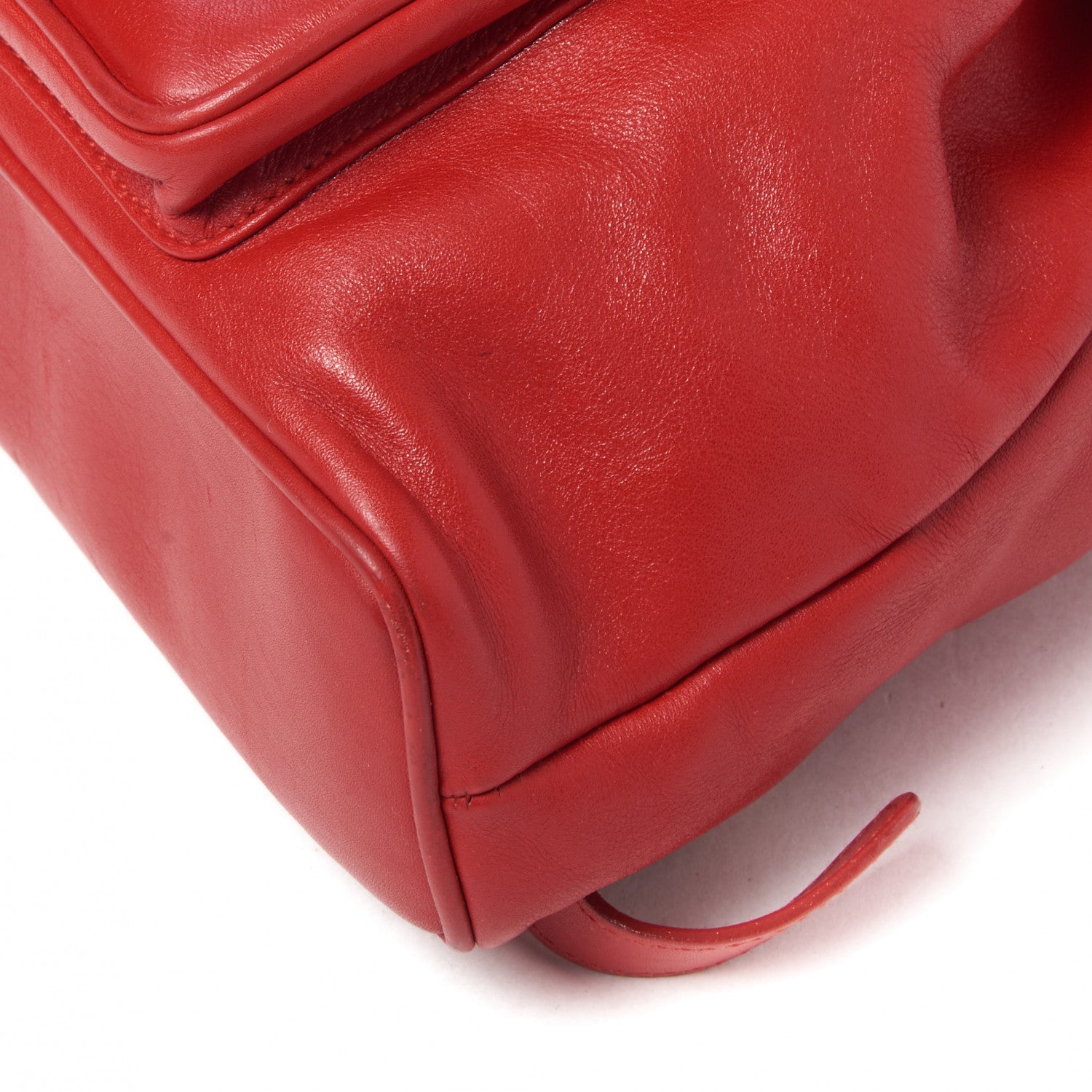 Gucci Calfskin Bamboo Mini Backpack Red 5 of 7