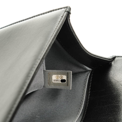 Chanel Lambskin Quilted Medium Boy Flap Black 7 of 7