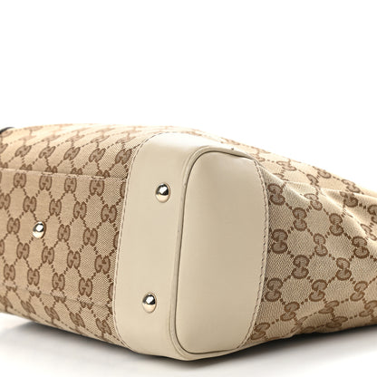 Gucci Monogram Web Medium Mayfair Tote Gold 9 of 11