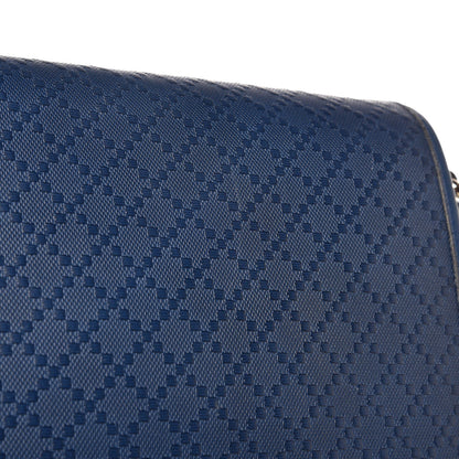 Gucci Diamante Medium Flap Messenger Bag Blue 18 of 19