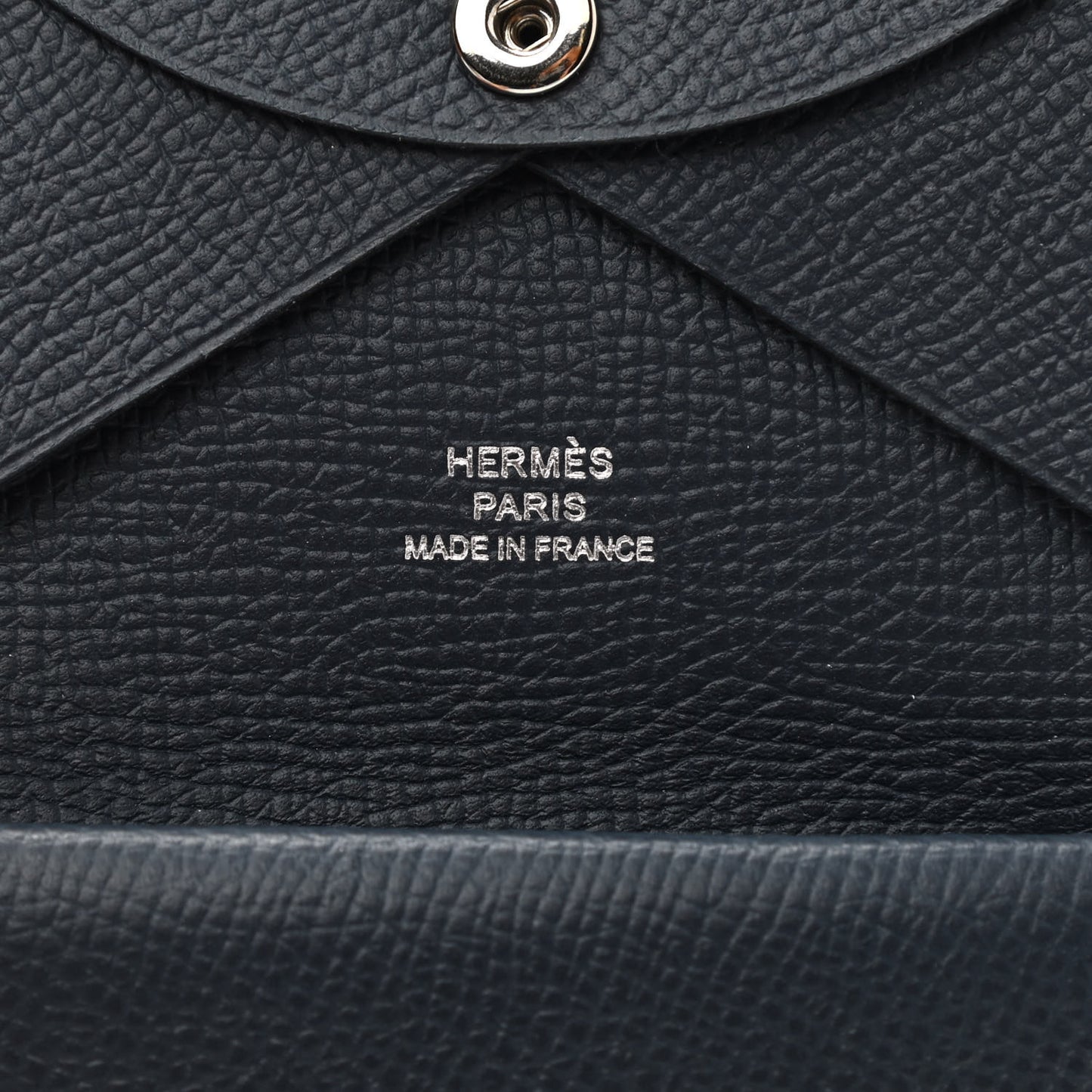 Epsom Duo Calvi Card Case Bleu Indigo