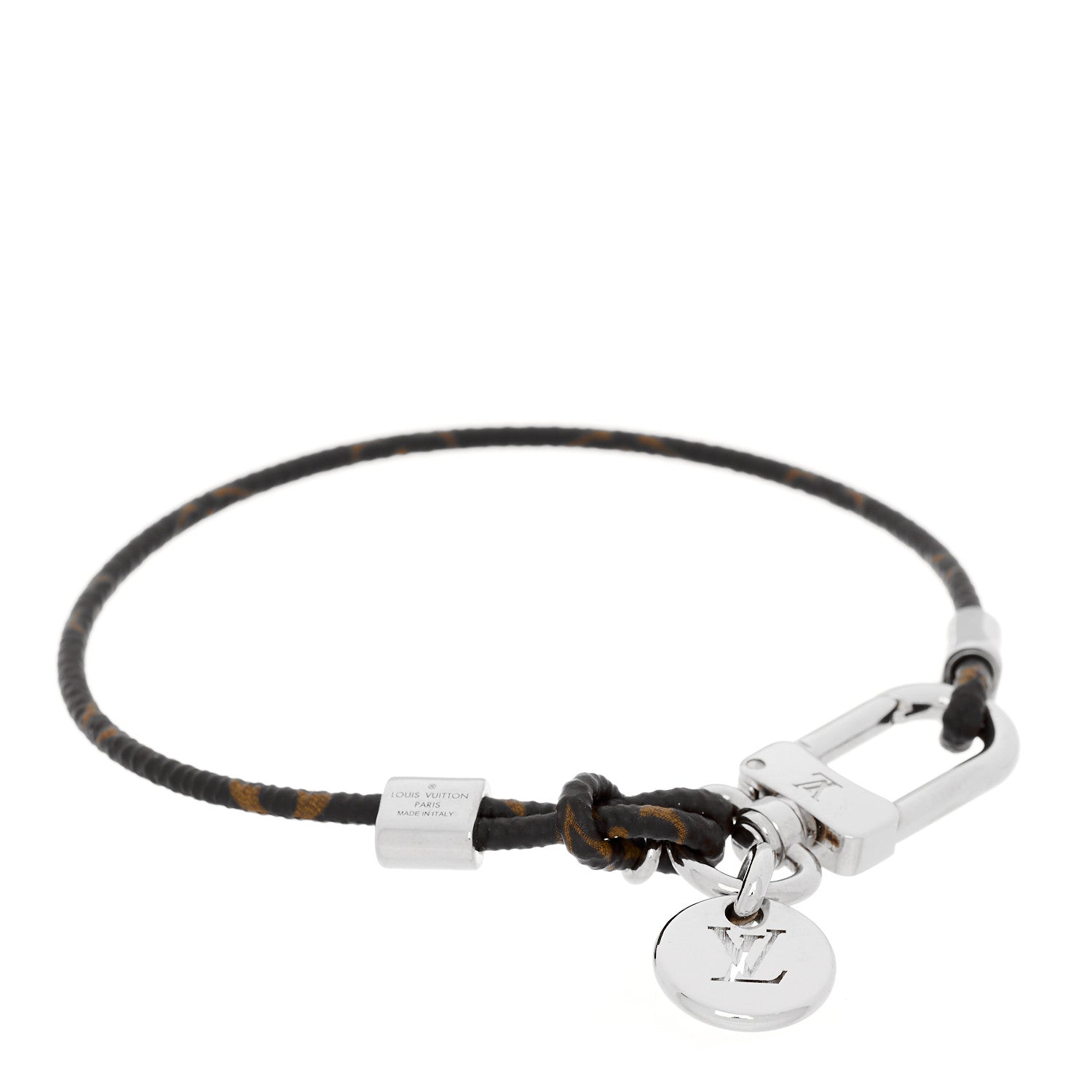 Louis Vuitton Monogram LV Clasp Bracelet 1 of 5