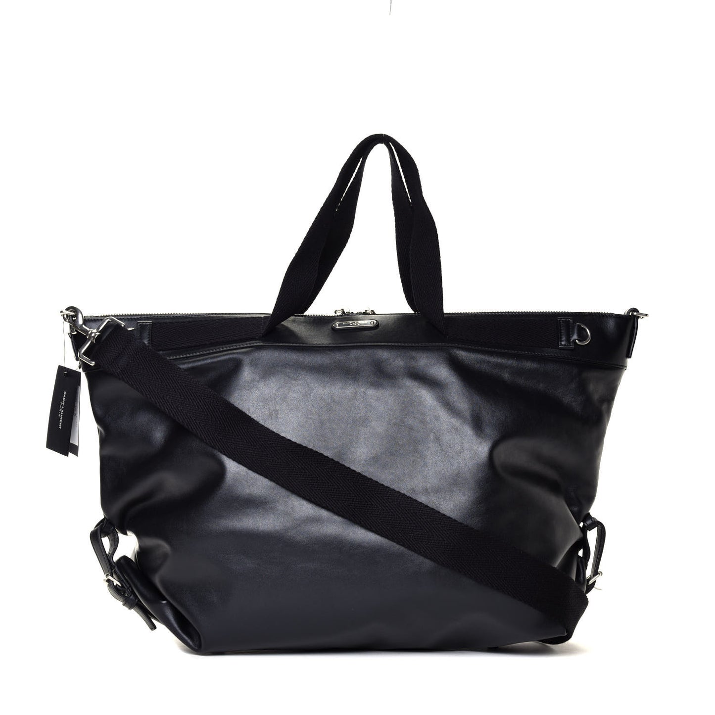Calfskin Medium Convertible ID Bag Black
