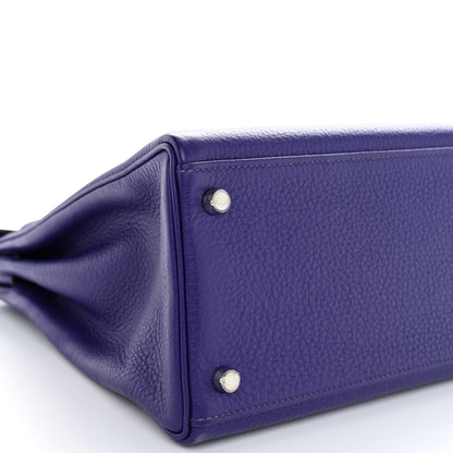 Hermes Togo Kelly Retourne 35 Iris 10 of 10