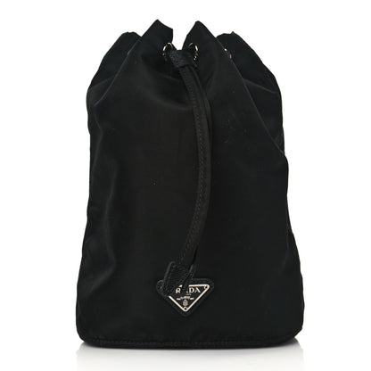 Prada Nylon Vela Drawstring Pouch Black 1 of 9