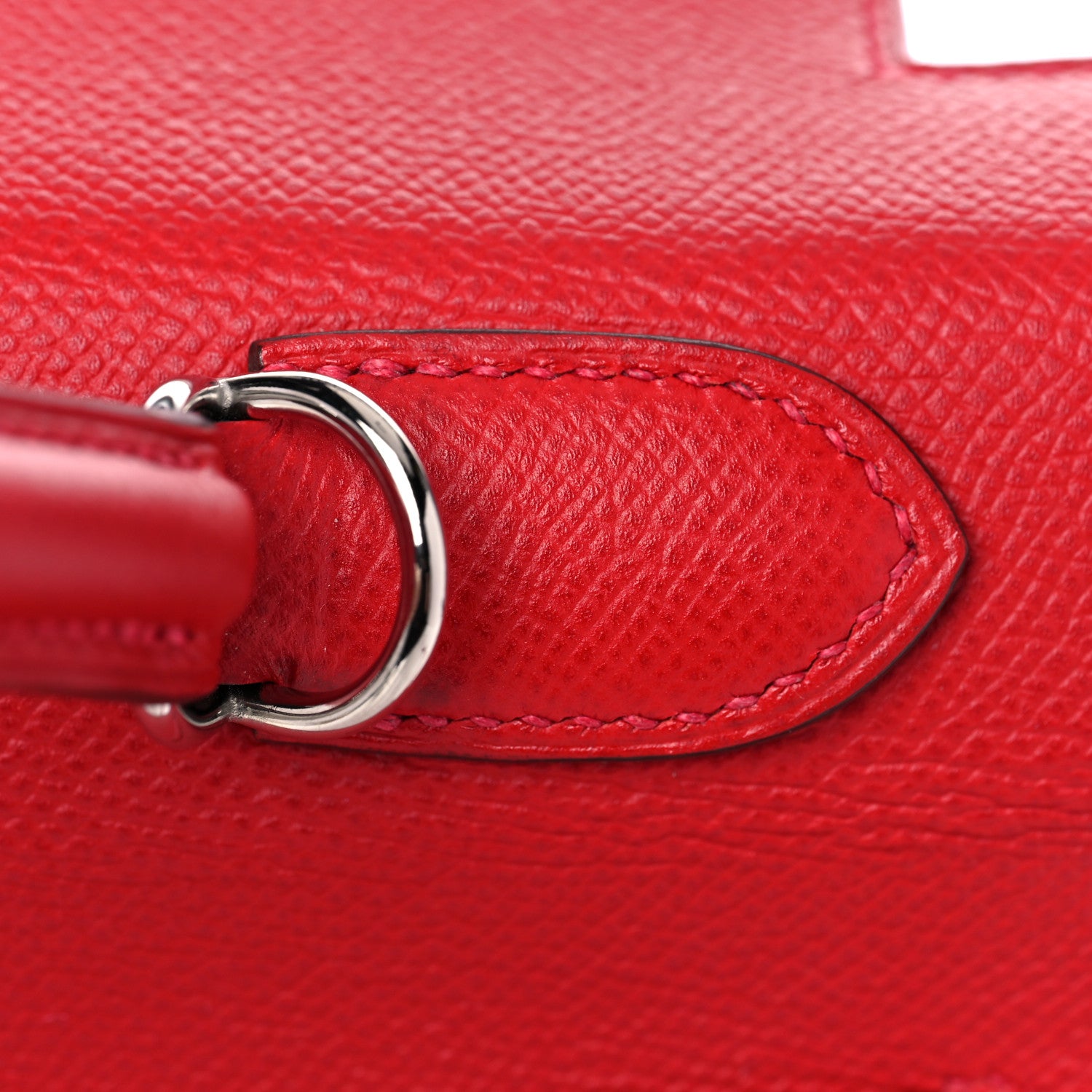 Hermes Epsom Kelly Sellier 32 Rouge Casaque 16 of 45