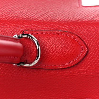 Hermes Epsom Kelly Sellier 32 Rouge Casaque 16 of 45