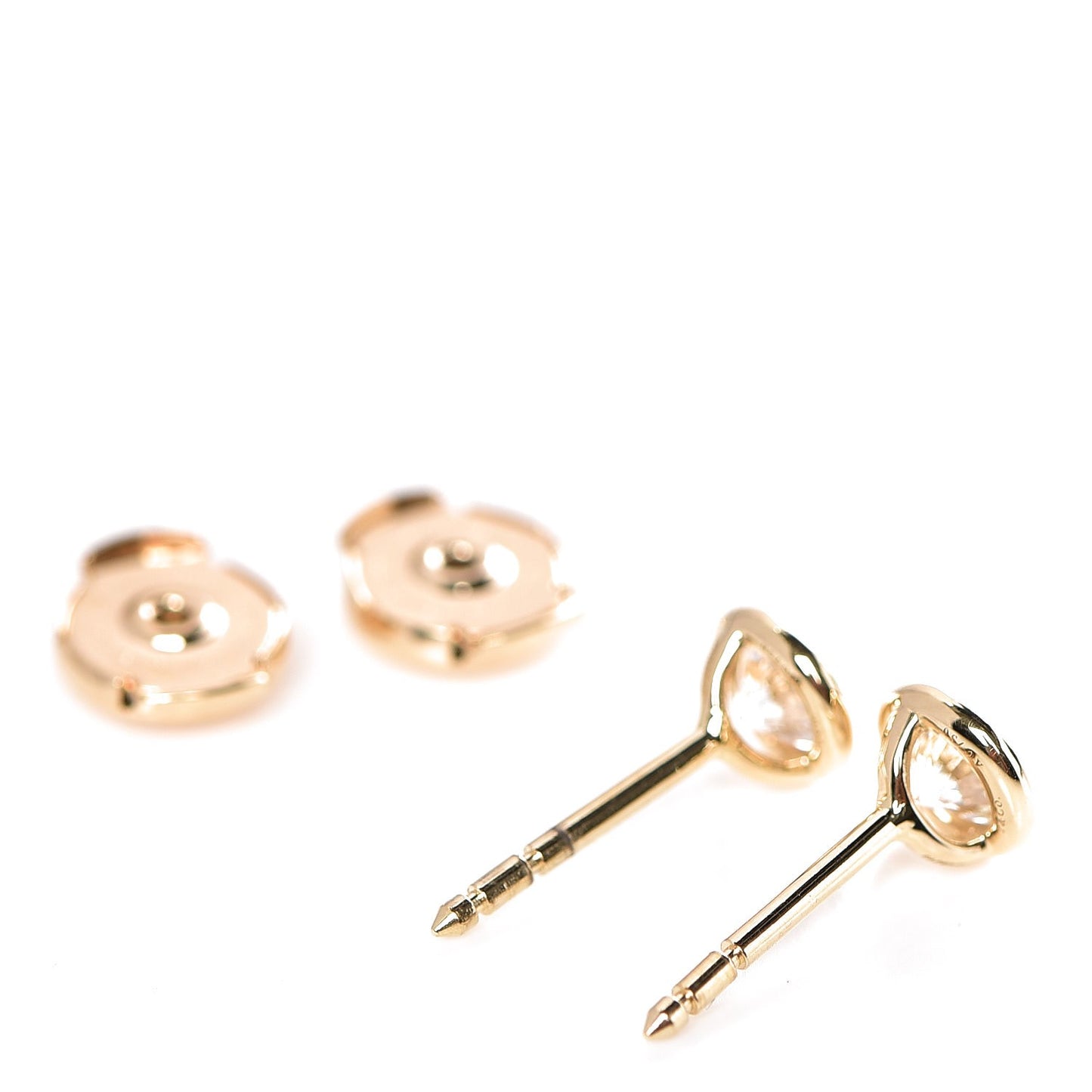 18K Yellow Gold Diamond .64ctw Elsa Peretti Diamonds By The Yard Earrings
