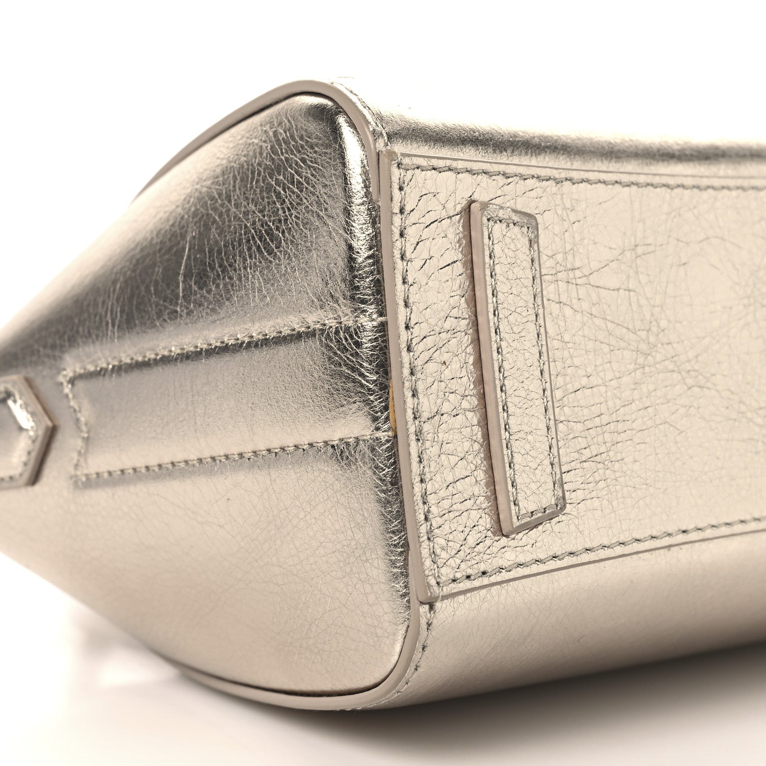 Givenchy Laminated Lambskin Mini Antigona Gold 8 of 9